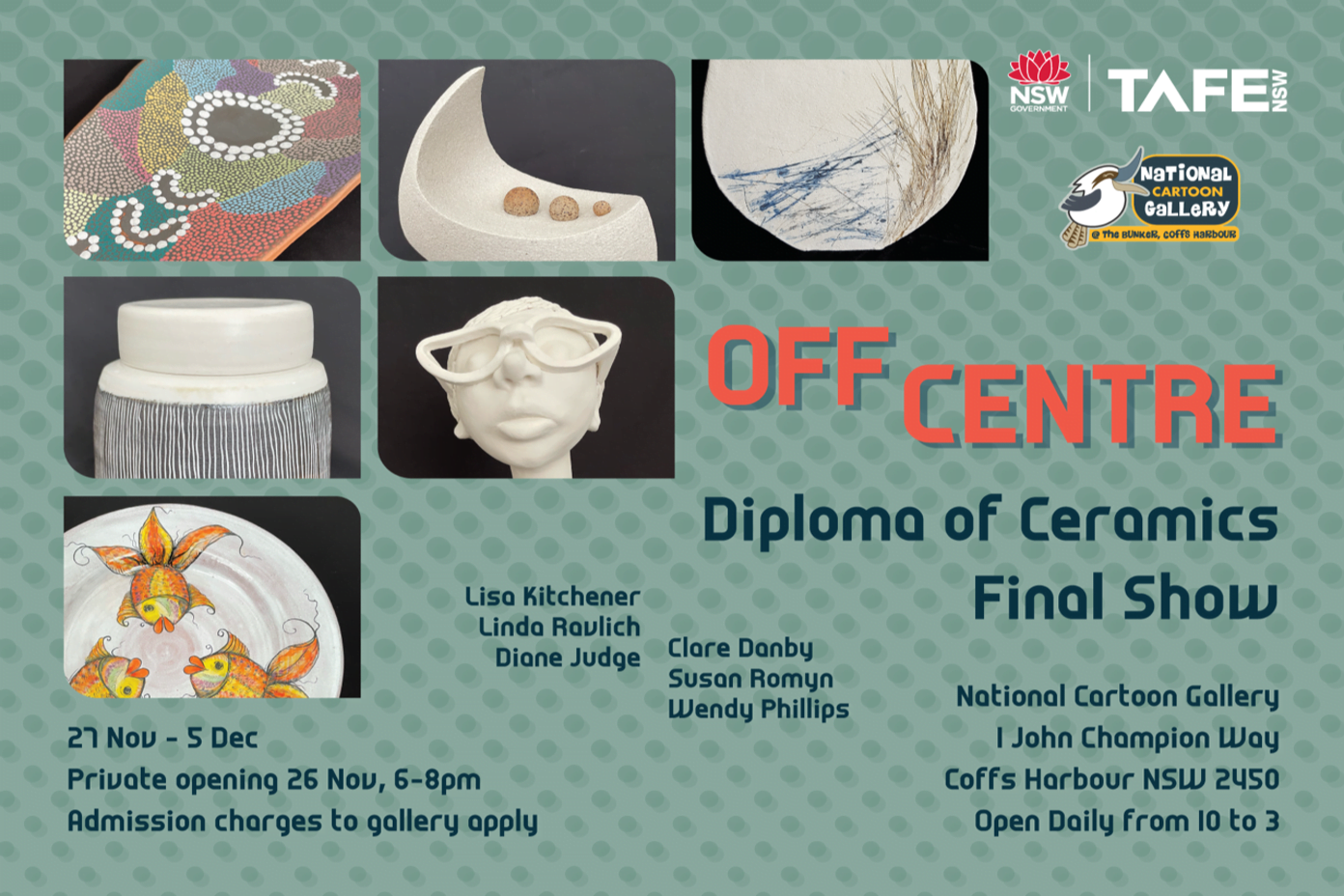 Diploma of Ceramics Final Show 2021